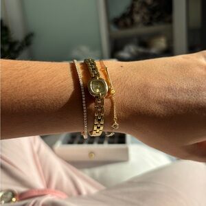 14k Gold Chain Bracelet - Rare vintage